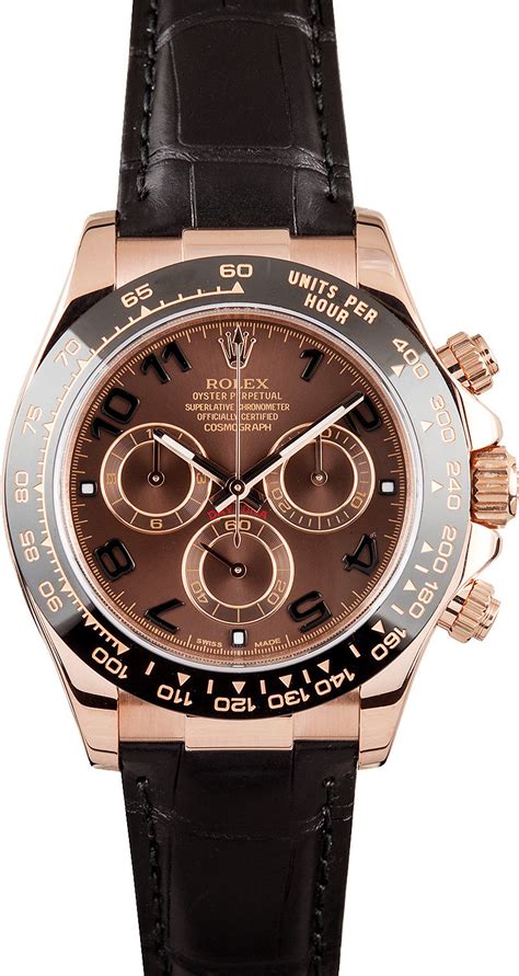 rolex daytona rose gold black strap